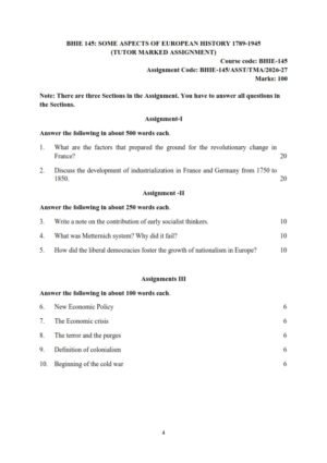 IGNOU BHIE-145 Solved Assignment 2026-27 English Medium