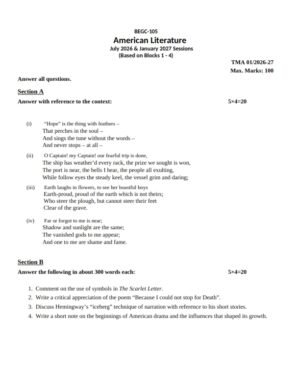 IGNOU BEGC-105 Solved Assignment 2026-27 English Medium