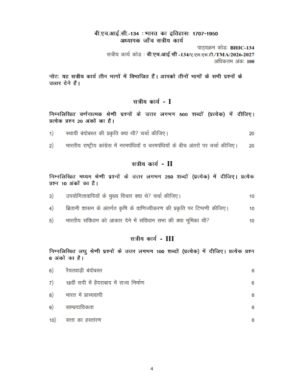 IGNOU BHIC-134 Solved Assignment 2026-27 Hindi Medium
