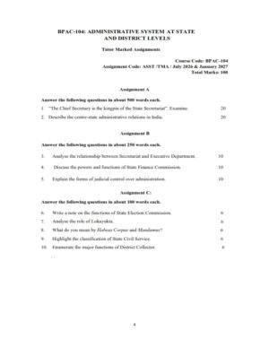 IGNOU BPAC-104 Solved Assignment 2026-27 English Medium