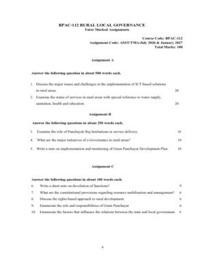 IGNOU BPAC-112 Solved Assignment 2026-27 English Medium