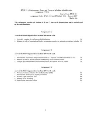 IGNOU BPAC-114 Solved Assignment 2026-27 English Medium