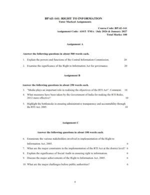 IGNOU BPAE-141 Solved Assignment 2026-27 English Medium