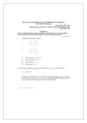 IGNOU BECC-104 Solved Assignment July 2025 & January 2026 English Medium